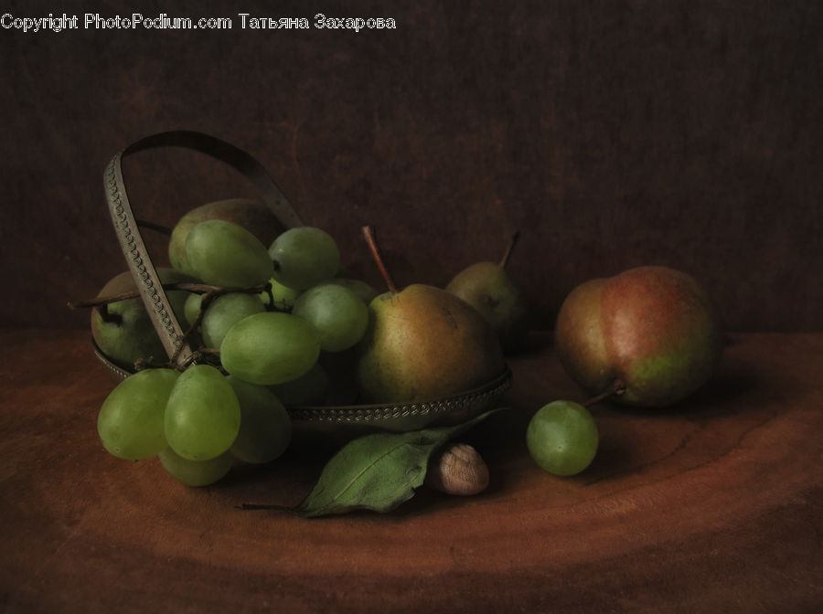 Apple, Fruit, Grapes, Bowl, Citrus Fruit, Pomelo, Lime