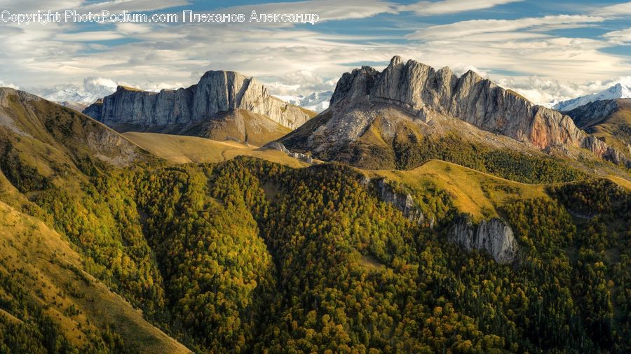Crest, Mountain, Outdoors, Peak, Alps, Mountain Range, Valley