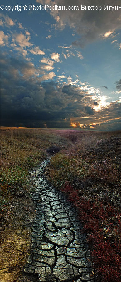 Dirt Road, Gravel, Road, Pavement