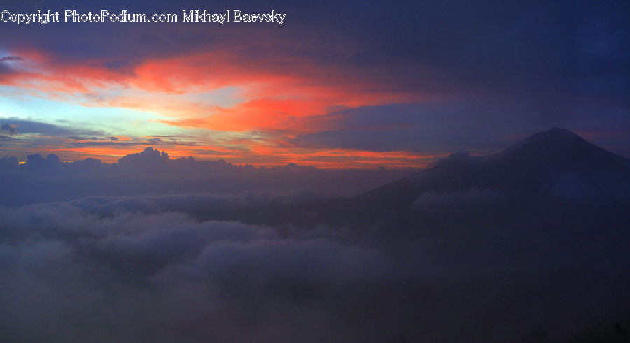Dawn, Dusk, Sky, Sunrise, Sunset, Azure Sky, Cloud