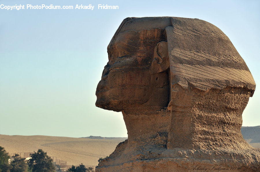 Ancient Egypt, Outdoors, Sand, Soil, Cliff, Bunker, Ground