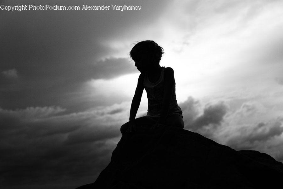 People, Person, Human, Silhouette, Countryside, Hill, Outdoors