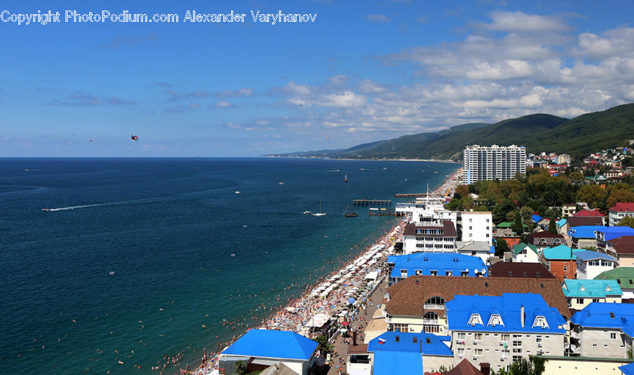 Hotel, Resort, Coast, Outdoors, Sea, Water, Roof