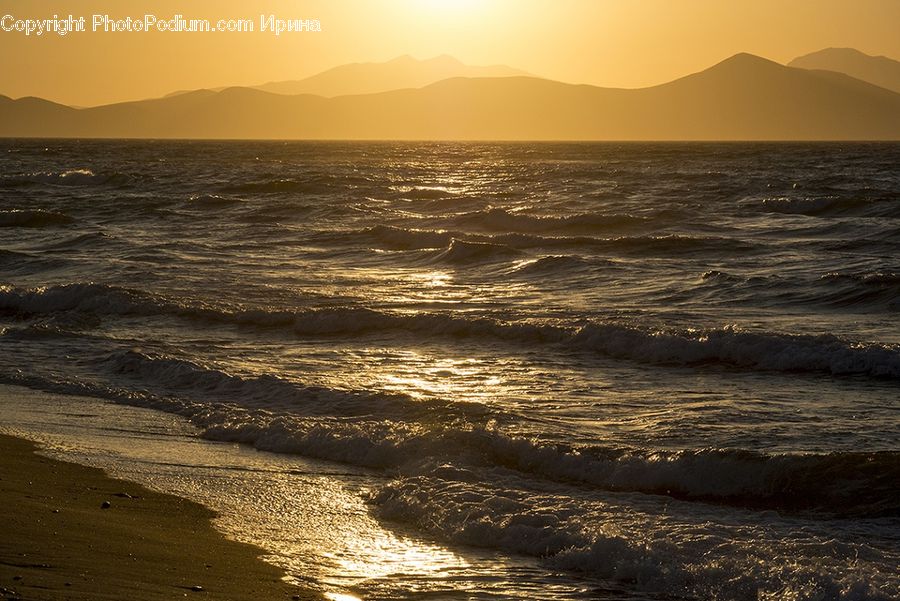 Beach, Coast, Outdoors, Sea, Water, Ocean, Flare