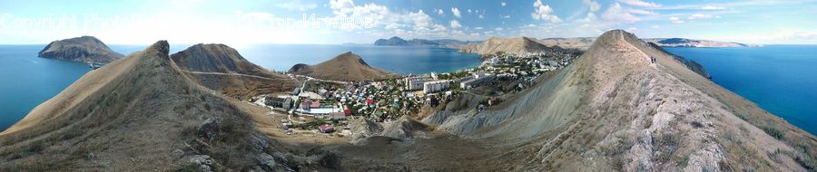 Crest, Mountain, Outdoors, Peak, Coast, Sea, Water