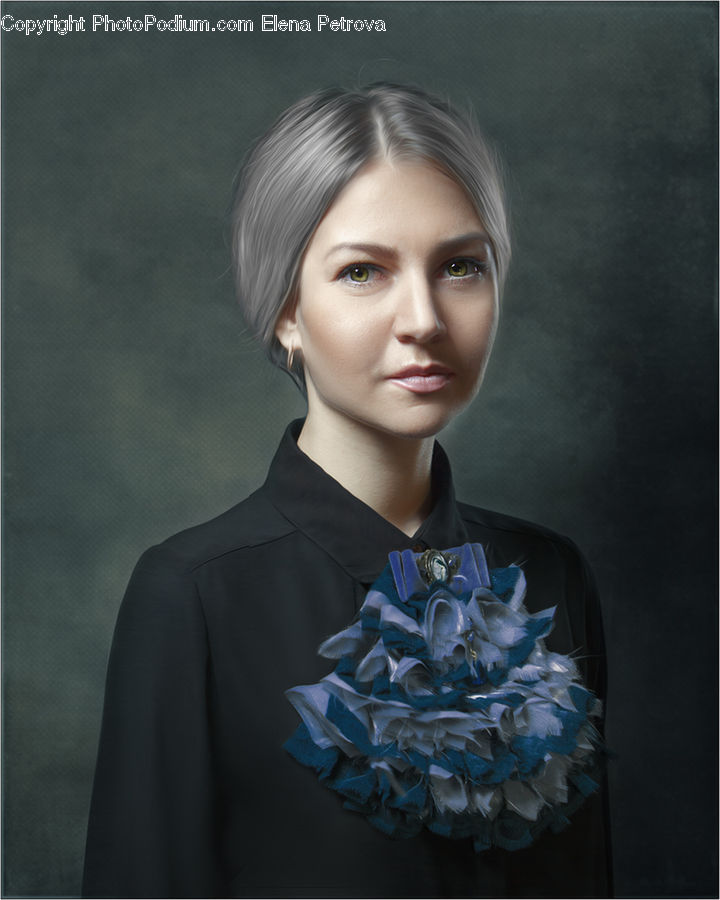 Human, People, Person, Female, Girl, Evening Dress, Bust