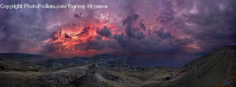 Eruption, Volcano, Azure Sky, Cloud, Outdoors, Sky, Cumulus