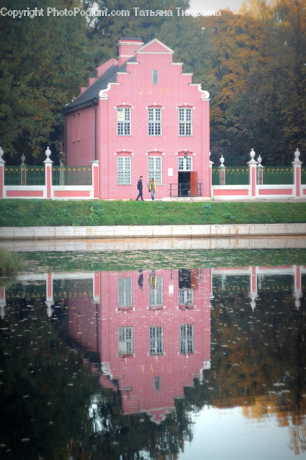 Building, Housing, Villa, Castle, Ditch, Fort, Moat