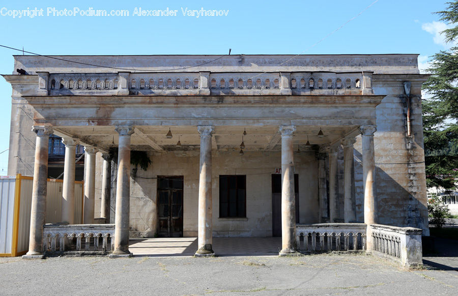 Column, Pillar, Building, Office Building, Architecture, Mansion, Housing