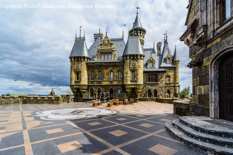 Architecture, Castle, Fort, Downtown, Plaza, Town Square, Cathedral