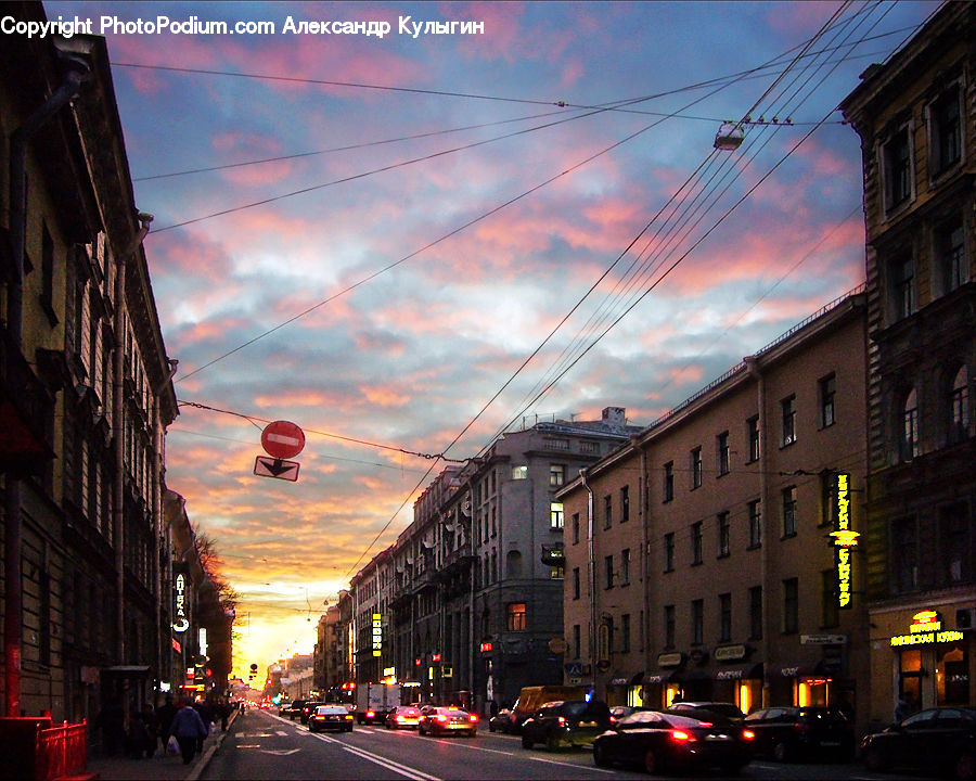 Road, Street, Town, City, Downtown, Metropolis, Urban