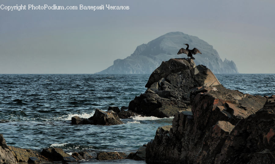 Promontory, Cliff, Outdoors, Soil, Coast, Sea, Water