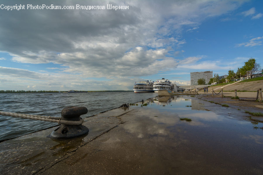 Cruise Ship, Ferry, Freighter, Ship, Tanker, Vessel, Coast