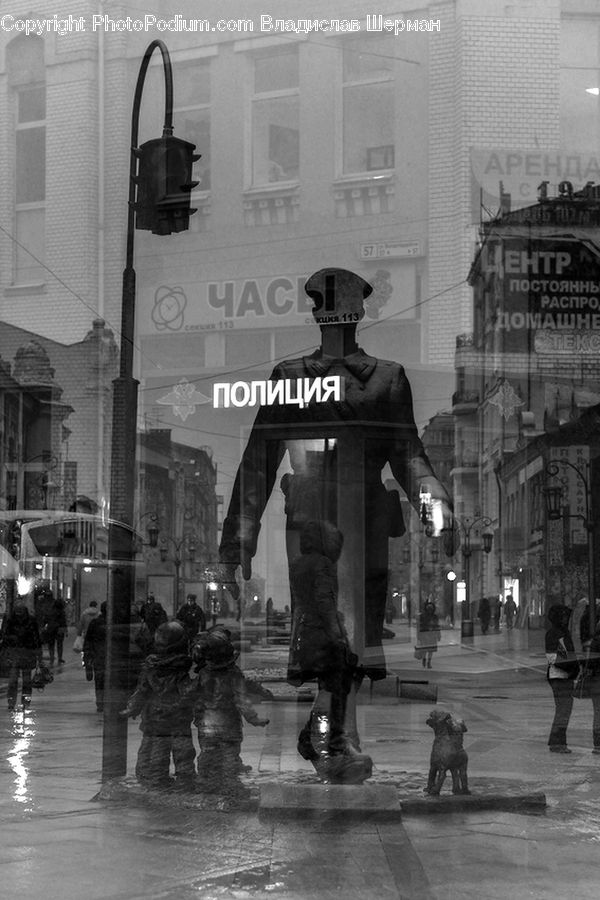 People, Person, Human, City, Downtown, Urban, Intersection