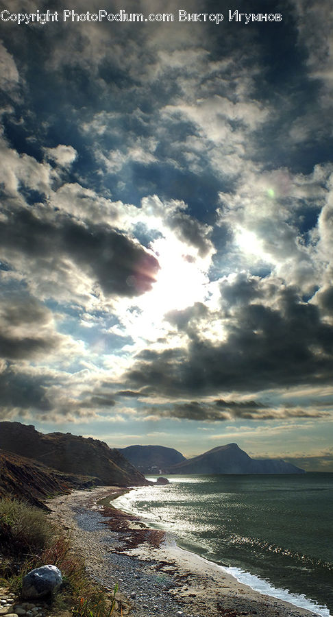 Azure Sky, Cloud, Outdoors, Sky, Coast, Sea, Water