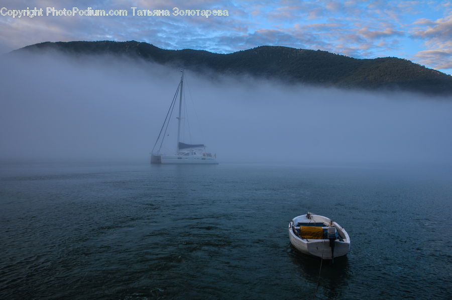 Boat, Yacht, Dinghy, Outdoors, Sea, Water, Ocean