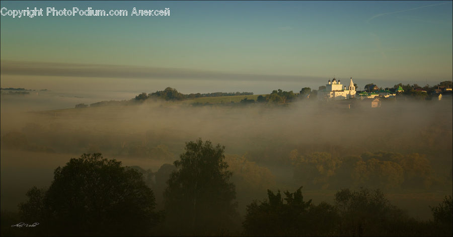 Fog, Dawn, Dusk, Sky, Sunrise, Sunset, Mist
