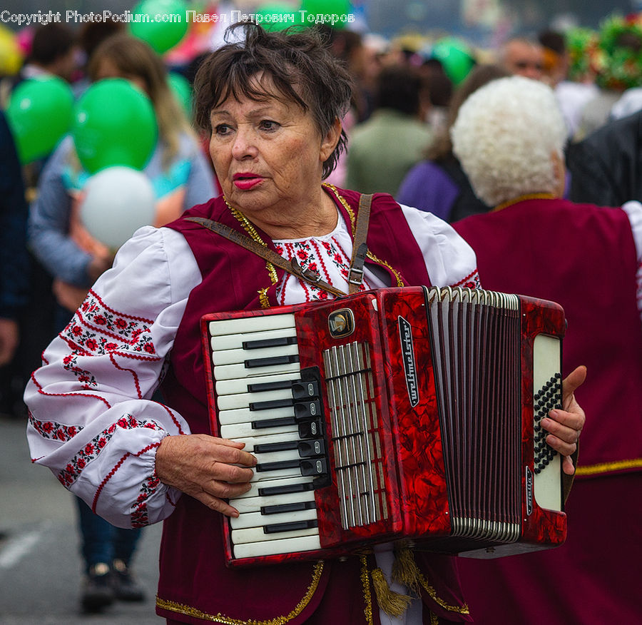 People, Person, Human, Accordion, Musical Instrument, Teddy Bear, Toy