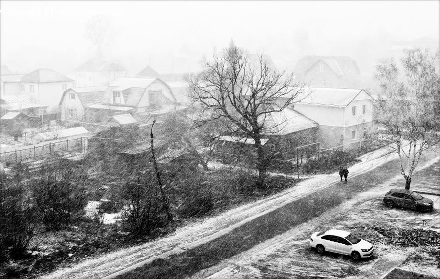 Ice, Outdoors, Snow, Countryside, City, Downtown, Urban