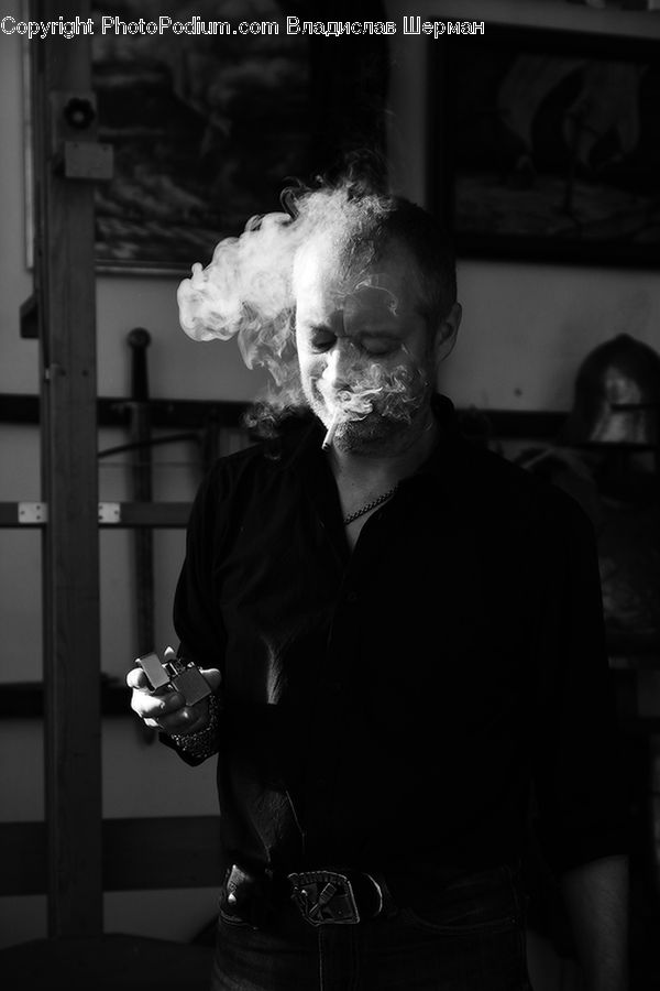 People, Person, Human, Smoke, Footwear, Shoe, Portrait
