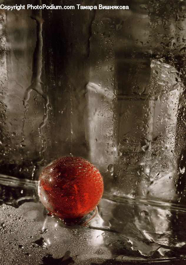 Beverage, Drink, Soil, Cherry, Fruit, Glass, Goblet