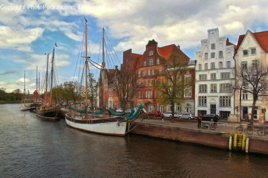 Boat, Watercraft, Gondola, Canal, Outdoors, River, Water