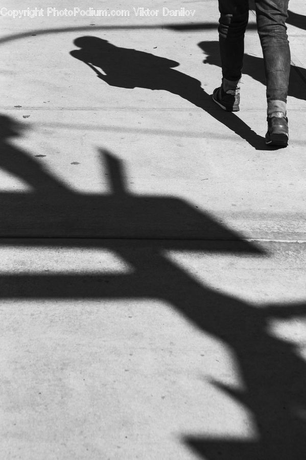 People, Person, Human, Boot, Shoe, Asphalt, Tarmac