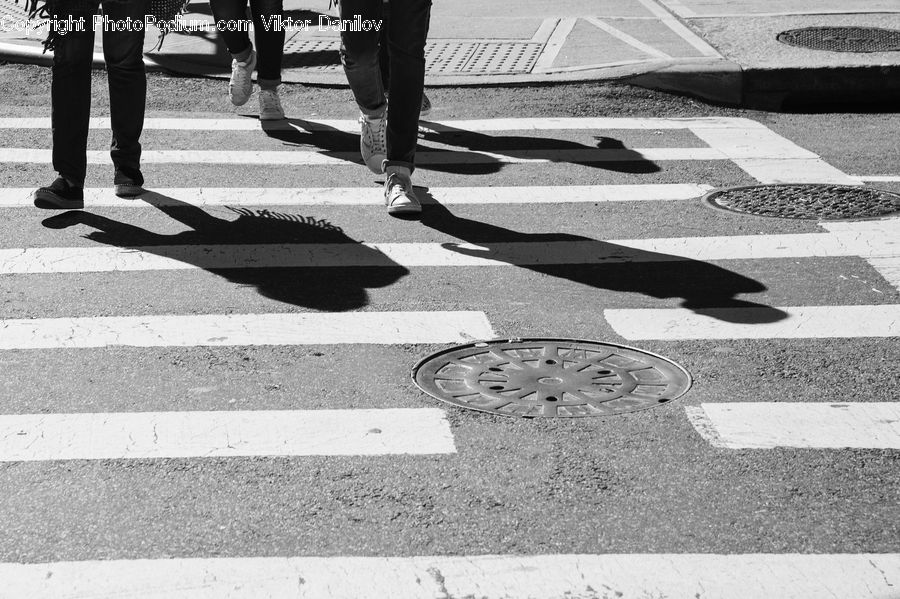 People, Person, Human, Asphalt, Road, Zebra Crossing, Leisure Activities