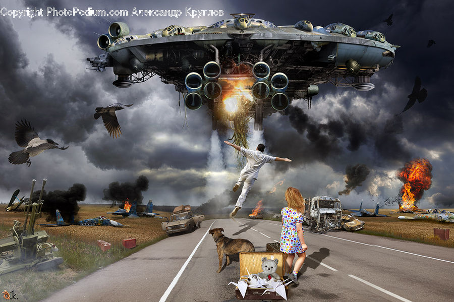 Aircraft Carrier, Ship, Vessel, Aircraft, Airplane, Bomber, Warplane