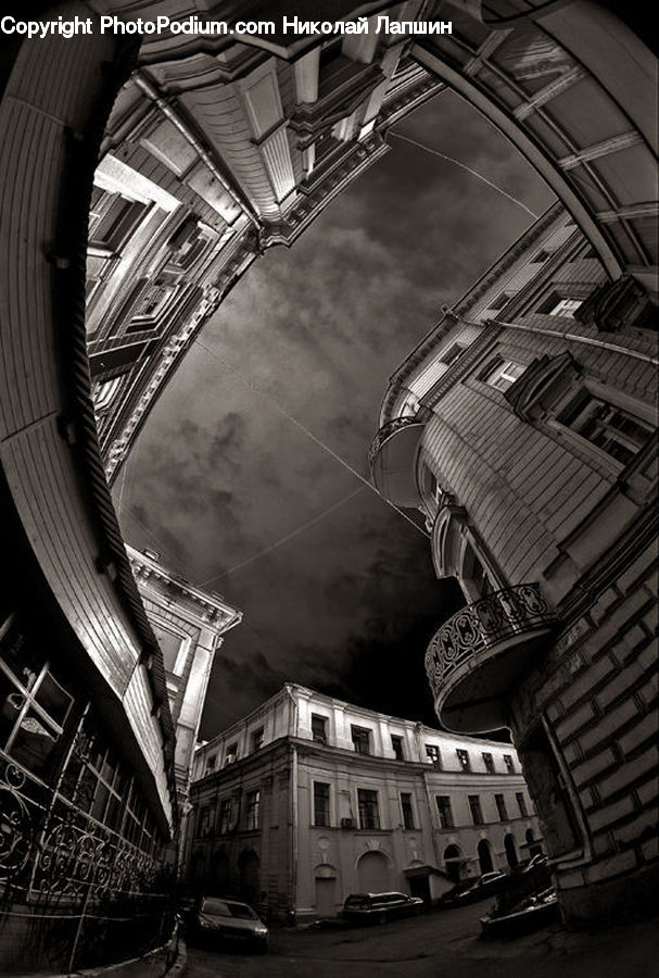 City, Downtown, Urban, Alley, Alleyway, Road, Street