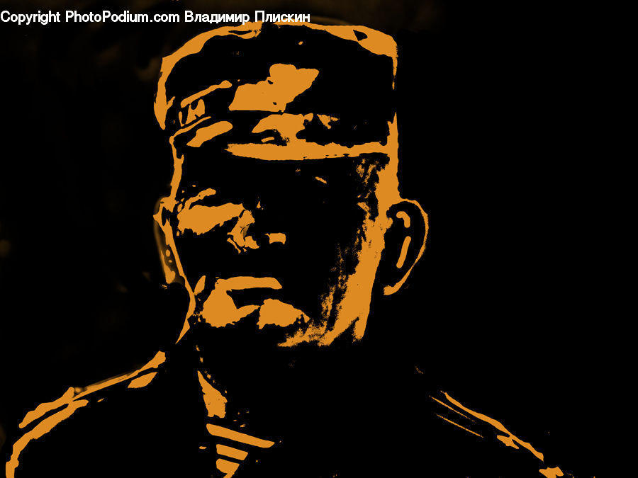 Silhouette, Stencil, Art, Modern Art, Face, Selfie