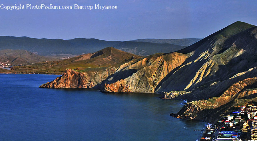 Coast, Outdoors, Sea, Water, Promontory, Cliff, Crest