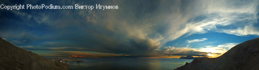 Azure Sky, Cloud, Outdoors, Sky, Sea, Water, Light