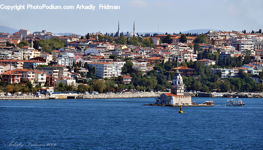 Building, Downtown, Town, Harbor, Port, Waterfront, Neighborhood