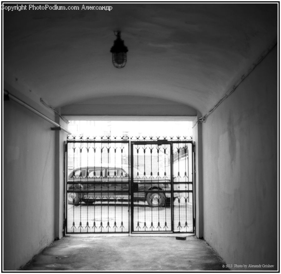 Corridor, Hall, Arch, Vault Ceiling, Floor, Flooring, Indoors