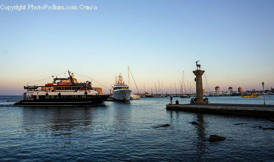 Cruise Ship, Ferry, Freighter, Ship, Tanker, Vessel, Boat