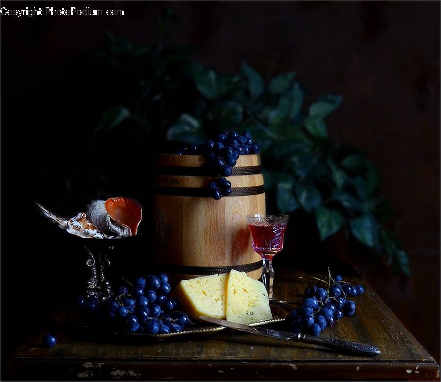 Bottle, Glass, Goblet, Accessories, Bead, Prayer Beads, Blueberry