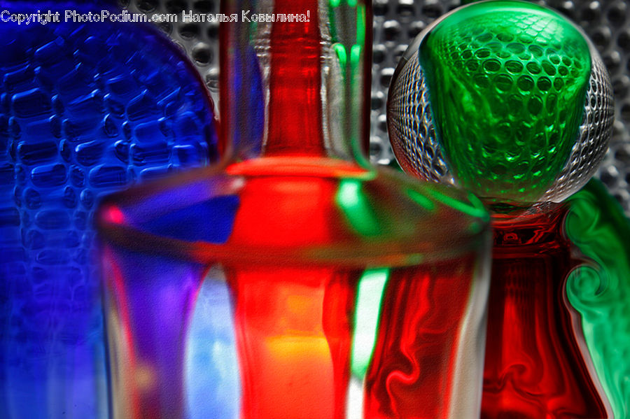 Glass, Head, Portrait
