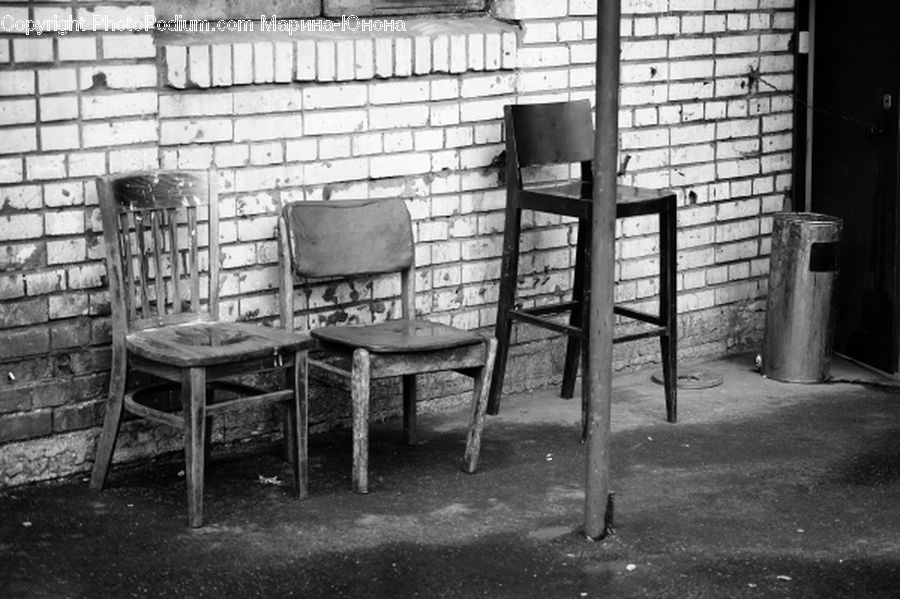 Chair, Furniture, Barrow, Vehicle, Wheelbarrow