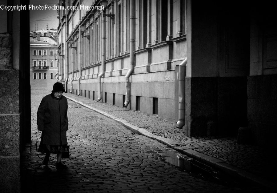 Human, People, Person, Alley, Alleyway, Road, Street