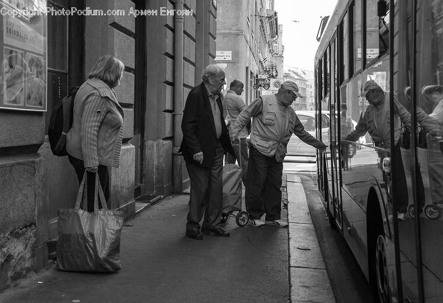 People, Person, Human, Clothing, Overcoat, Suit, Alley