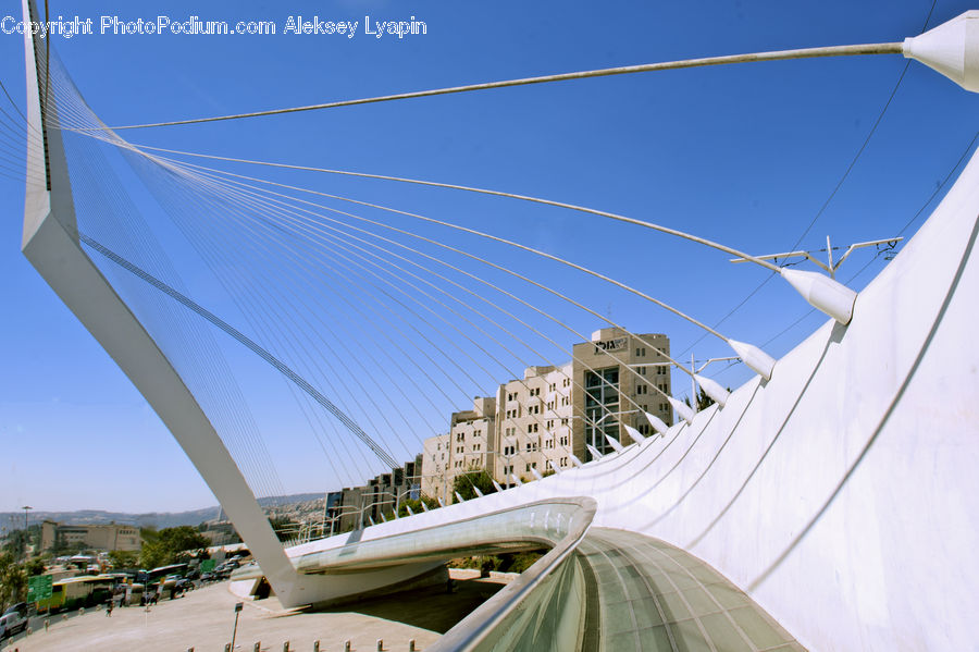 Aircraft, Airplane, Glider, Gliding, Freeway, Overpass, Canopy
