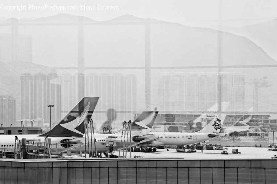 Aircraft, Airplane, Airliner, Flight, Jet, Building, Office Building