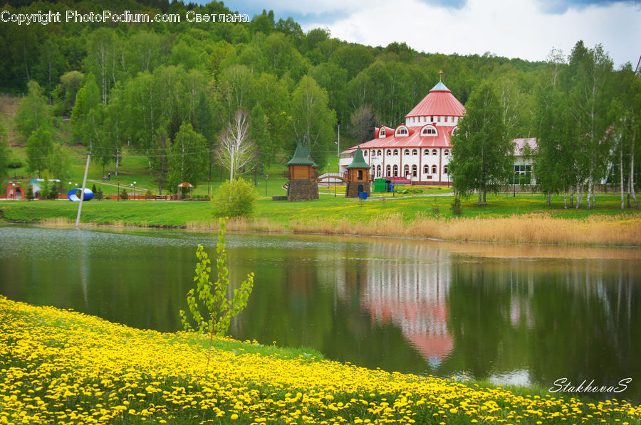 Gazebo, Building, Housing, Villa, Cottage, Architecture, Church