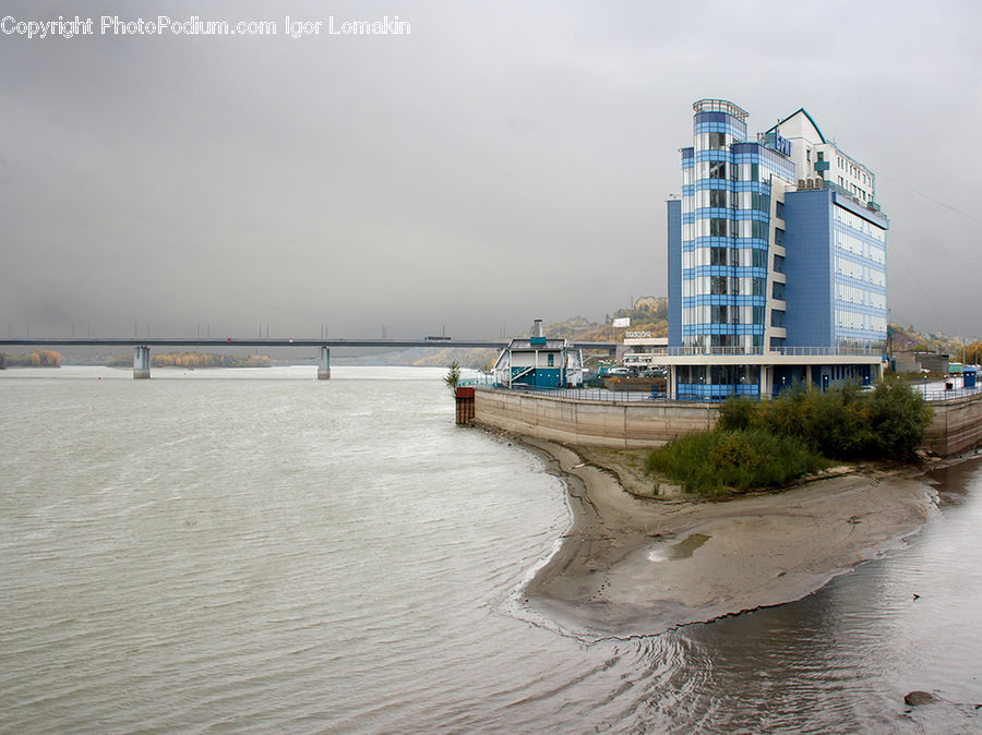 Building, Housing, Flood, City, High Rise, Beach, Coast