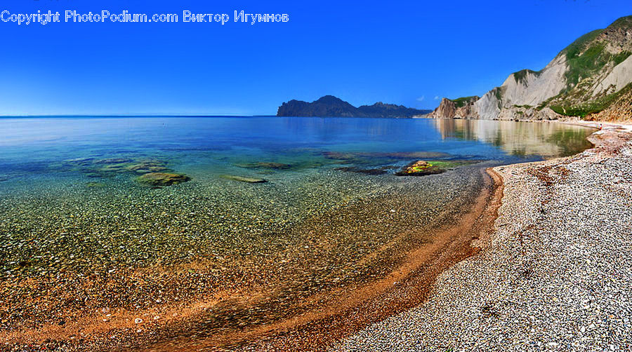 Beach, Coast, Outdoors, Sea, Water, Cove, Promontory