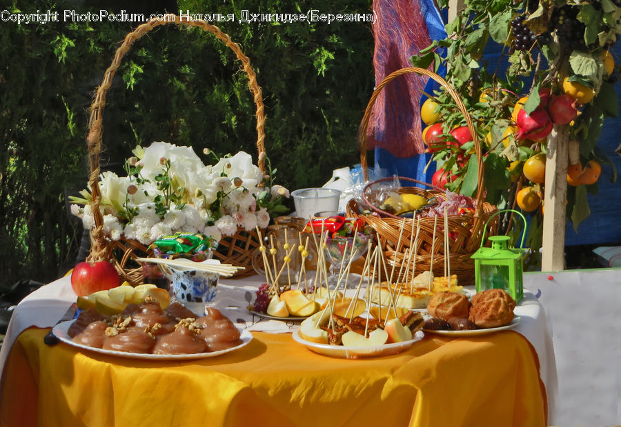 Buffet, Cafeteria, Food, Meal, Fruit, Grapes, Plant