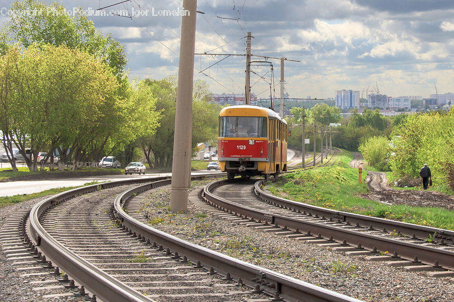 Cable Car, Streetcar, Trolley, Vehicle, Train, Engine, Machine
