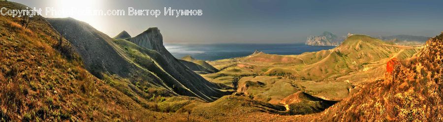 Mountain, Mountain Range, Outdoors, Crest, Peak, Desert, Field