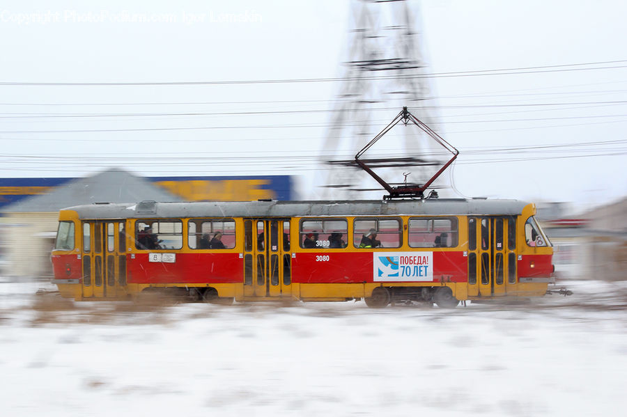 Cable Car, Streetcar, Trolley, Vehicle, Bus, Gear, Machine